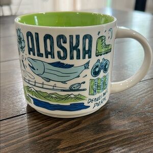 Starbucks Alaska Mug with Green Interior